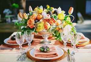 Minden szabály esküvői asztaldísz a menyasszony és a vőlegény