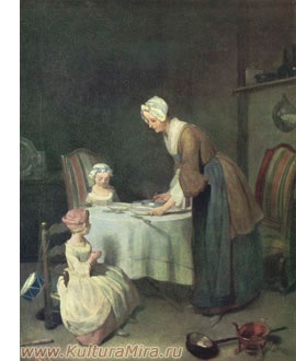 Спор искусствоведов: мальчик или девочка изображён на картине «Молитва перед обедом»