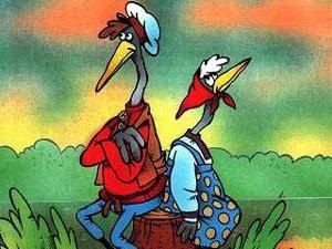 Crane és Heron „- egy tündérmese, és annak erkölcsi