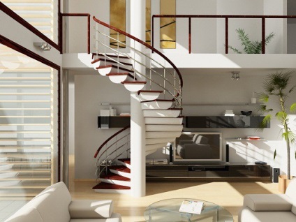 12. Ötletek szép design lépcsőn a házban (lépcsők) 12. Ötletek szép lépcsőház design ház