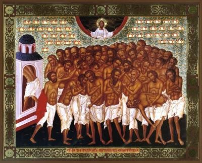 40 Saints üdülési és jelek (a szentek) 40 Saints üdülési és jeleket