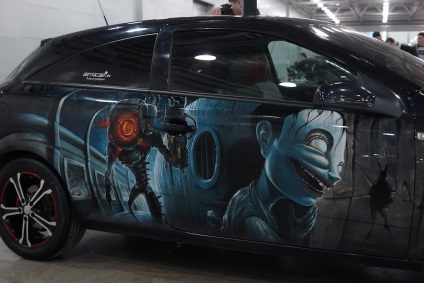Festékszórás - példák és költségét (festékszóró) Airbrushing - példák és ára