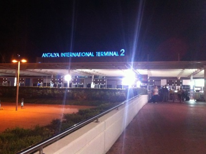 A repülőtér Antalya