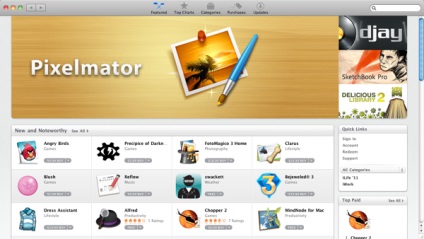 Apple elindította az áruház Mac App Store alkalmazások