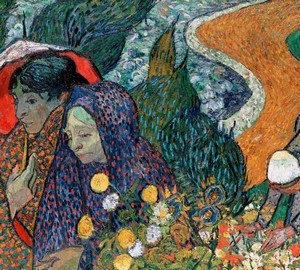 Női Arles (a memória a Garden Etten), Van Gogh 1888