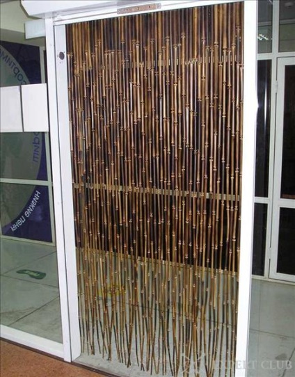 Bambusz függöny - természetes anyagok, nem veszítik el népszerűségét, fotók és videók, szerelési útmutató