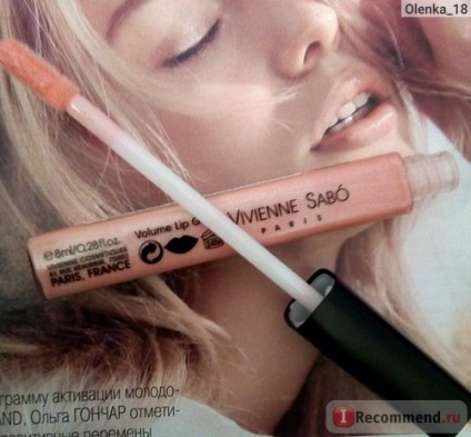 Lip Gloss vivienne sabo Champs Elysees - «finom barack árnyalatú fényes ajkak - tökéletes (ragyog) Lip Gloss vivienne sabo Champs Elysees - «finom barack árnyalatú fényes ajkak - tökéletes