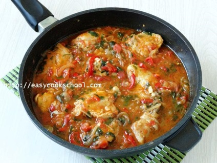 Chakhokhbili Chicken grúz-lépésre recept fotókkal, egyszerű receptek (lépésről lépésre) Chakhokhbili Chicken grúz-lépésre recept fotókkal, egyszerű receptek
