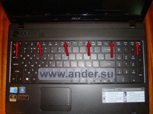 Tisztítása notebook por (5742) Tisztítása notebook a portól