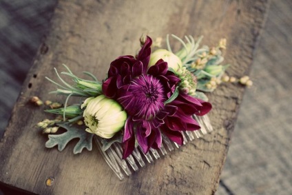 Virágok a menyasszony frizura - Fair Masters - kézzel készített, kézzel készített
