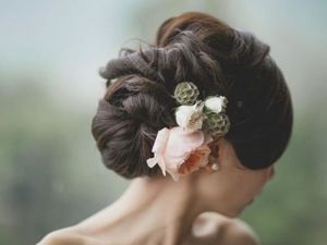 Virágok a menyasszony frizura - Fair Masters - kézzel készített, kézzel készített