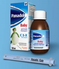 Gyermek Panadol - láz- és fájdalomcsillapító (magas hőmérséklet, a gyerek) Gyermek Panadol - láz- és fájdalomcsillapító