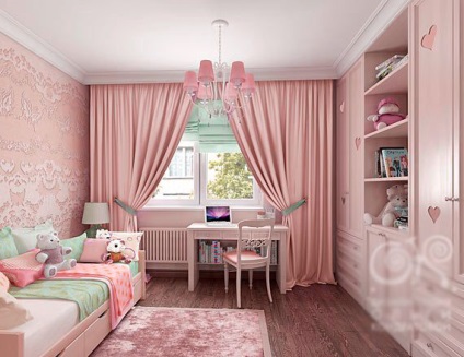 Tervezz egy gyerek szobájába lányok (50 kép) javítási és építési anyagok a lakások és villák