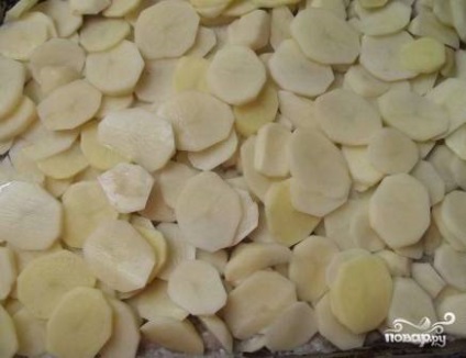 A darált húst burgonyával a sütőben - egy lépésről lépésre recept fényképek (főzni) A darált húst burgonyával a sütőben - lépésről lépésre recept fotók