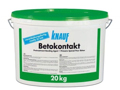 Primer-beton kapcsolati adatok (technikai) Alapozás beton-contact leírások