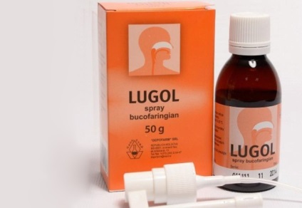 Utasítás használata Lugol oldatos angina (angina) Használati utasítás a Lugol angina