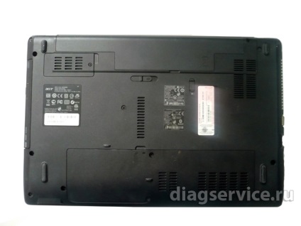 Útmutató a szétszerelés laptop Acer Aspire 5742g