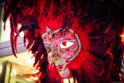 Olaszország velencei karnevál maszk