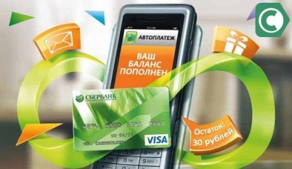 Hogyan tilthatom le avtoplatezh Sberbank, MTS, sbankami