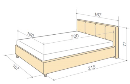 Mi legyen a magassága az ágy, amelyen a választott ottalkivatsya