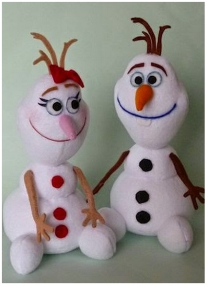 Hogyan készítsünk egy hóember Olaf minta játékok