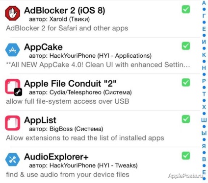 Як встановити Твік або додаток з cydia - appleposts - новини зі світу apple