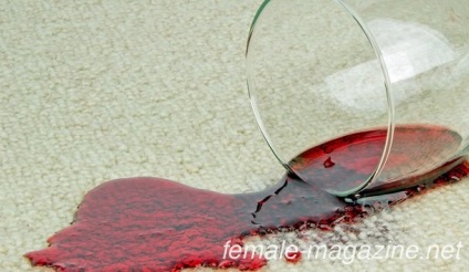 Hogyan, hogy visszavonja a vörösbor foltot takarítás otthon kedvenc dolgok