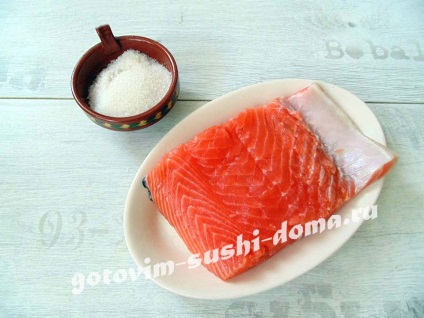 Hogyan savanyú piros hal otthon sushi előkészítés (hal) Hogyan savanyú piros hal, sushi előkészítés otthon