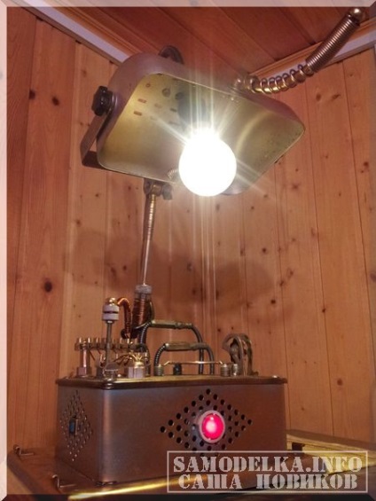 Creative steampunk lámpa kezével (steampunk lámpa) Creative steampunk lámpa kezével