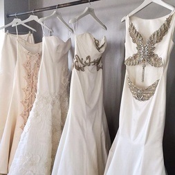 Vallási esküvői ruhák Badgley Mischka (kép a menyasszony) Vallási esküvői ruhák Badgley Mischka