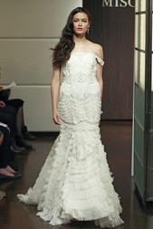 Vallási esküvői ruhák Badgley Mischka (kép a menyasszony) Vallási esküvői ruhák Badgley Mischka