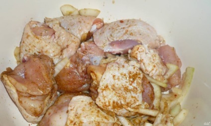 Csirke pörkölt tésztával - lépésről lépésre recept fotó (lépésről lépésre receptek) Csirke pörkölt tésztával - lépésről lépésre recept fotók