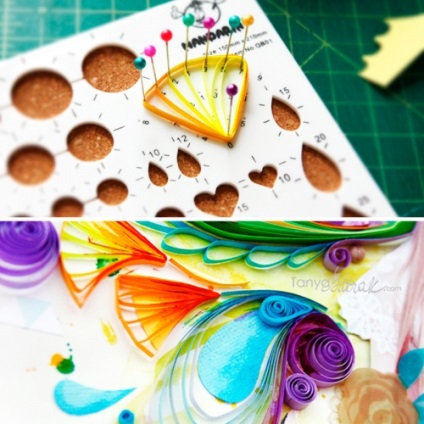 Quilling és alapvető technikáit Quilling