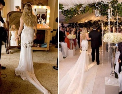 A legjobb esküvői ruha hírességek (fotók)
