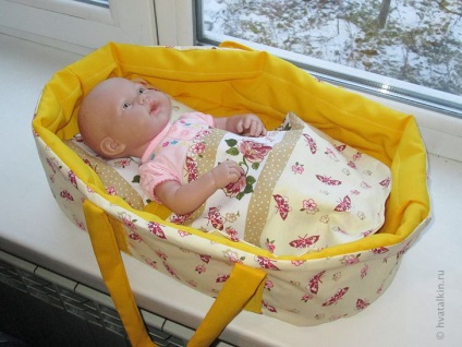 Cradle-, hogy elbírja a baba a saját kezével - műhelyek és kézműves