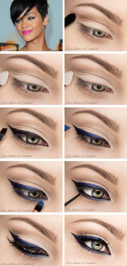 Make-up az új 2018 fényképpel (hogyan kell csinálni smink az új évben) Make-up az új 2018 fényképpel