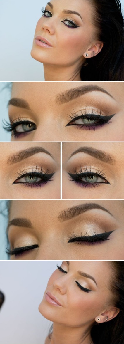 Make-up az új 2018 fényképpel (újévi make-up) Make-up az új 2018 fényképpel