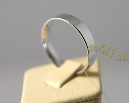 Eljegyzési gyűrű platina - alátét - 5 mm - ékszerüzlet gyűrűk, medálok, láncok, fülbevalók,