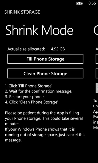 Memória törlése windows phone - összezsugorodik tárolás (windows) Memória törlése windows phone - összezsugorodik tárolás