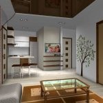 Egyszobás stúdió lakás belső tervezés és kivitelezés módja (33 fotó) (Design) Egyszobás stúdió lakás belső tervezés és kivitelezés módja (33 fotó)