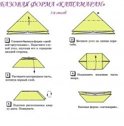 Origami kezdőknek rendszerek, fotó, műhely és video tutorials orosz