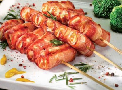 Eredeti snack szalonnát a büfé, amelyik a legjobban receptek (töltelék) Eredeti snack szalonnát a büfé, amelyik a legjobban receptek