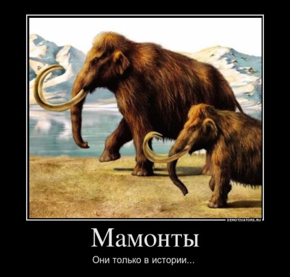 Miért mamutok kihalása