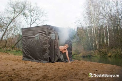 Bath sátortábor - különösen a használata és építeni a saját kezét