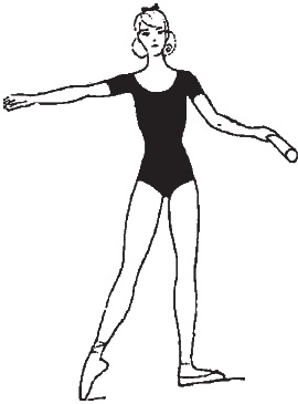 A karok és a lábak klasszikus tánc