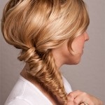Fishtail frizura - fotó és háló rendszer (farok) Fishtail frizura - fotó és háló program