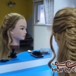 Fishtail frizura - fotó és háló rendszer (farok) Fishtail frizura - fotó és háló program