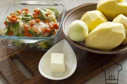 Ragu fagyasztott zöldségek - lépésről lépésre recept fotók