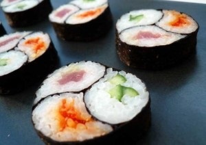 Recept tekercs jin-jang, sushi bár tekercs