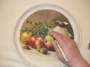 Rizspapír tanulmányozására decoupage technika működik (rizspapír decoupage) Rizspapír decoupage tanulmány a munkafolyamat